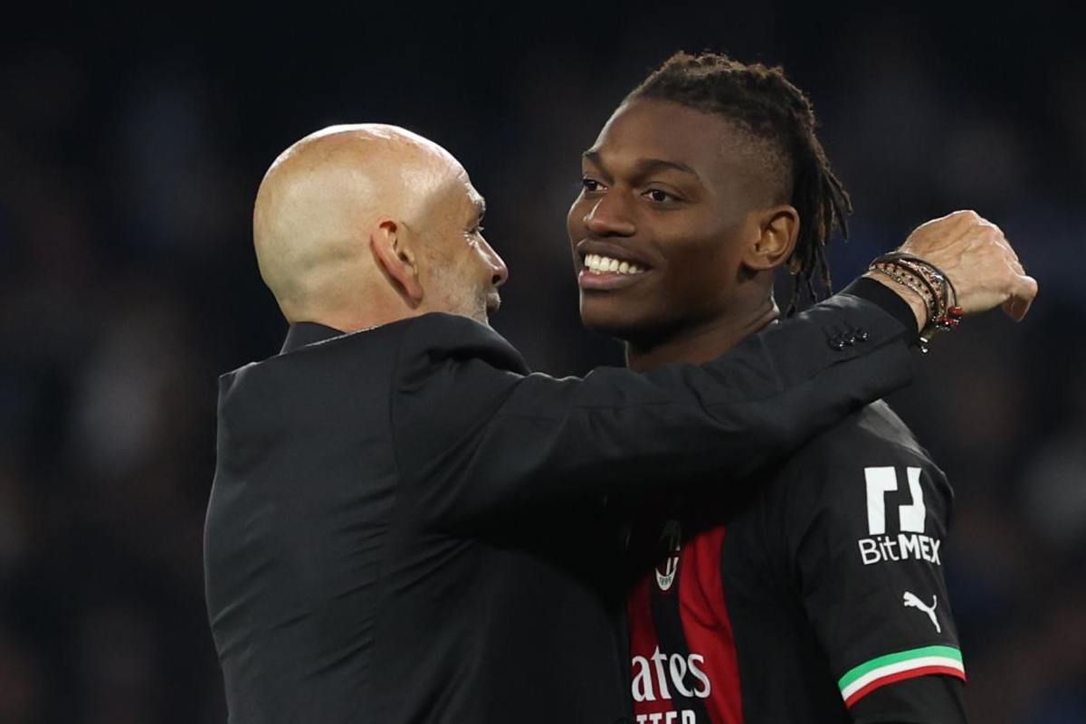 Milan Leao video Inter Champions Carragher Richards risate
