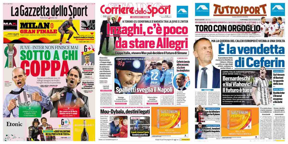 Rassegna Stampa, i quotidiani sportivi