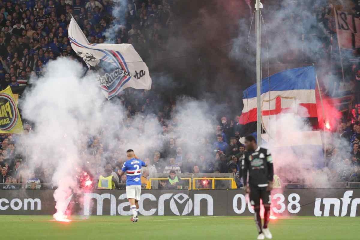 Sampdoria-Spezia, match sospeso
