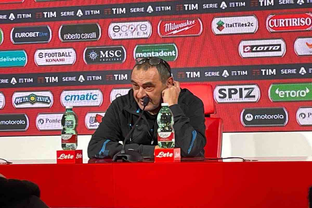 Monza-Lazio, Sarri in conferenza stampa