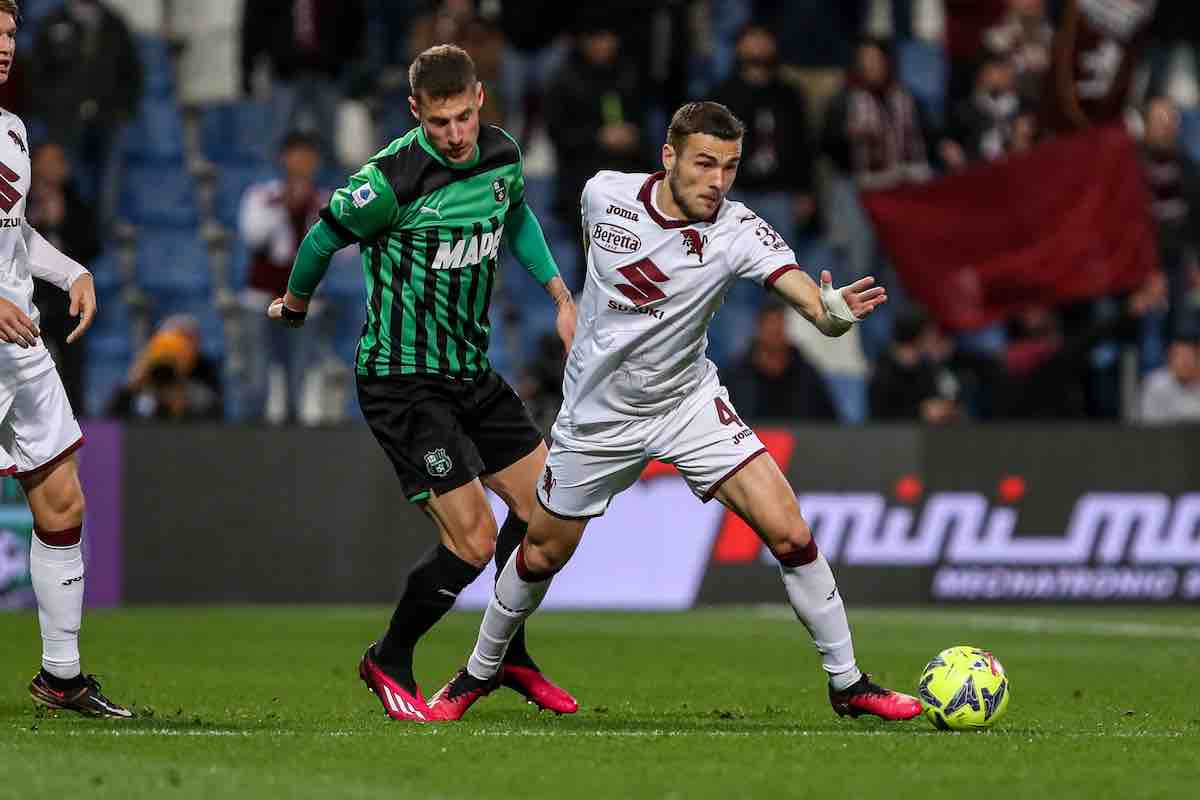 Sassuolo-Torino: pari a Reggio Emilia