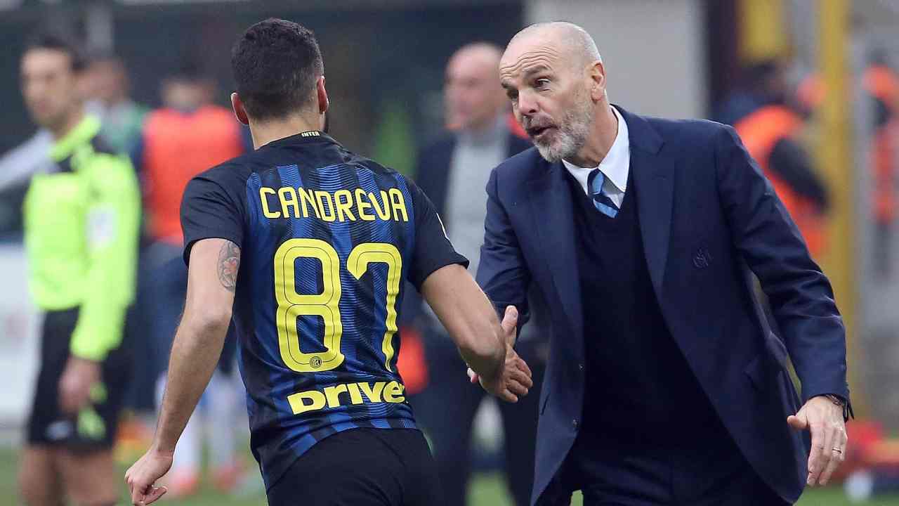 Stefano Pioli Antonio Candreva