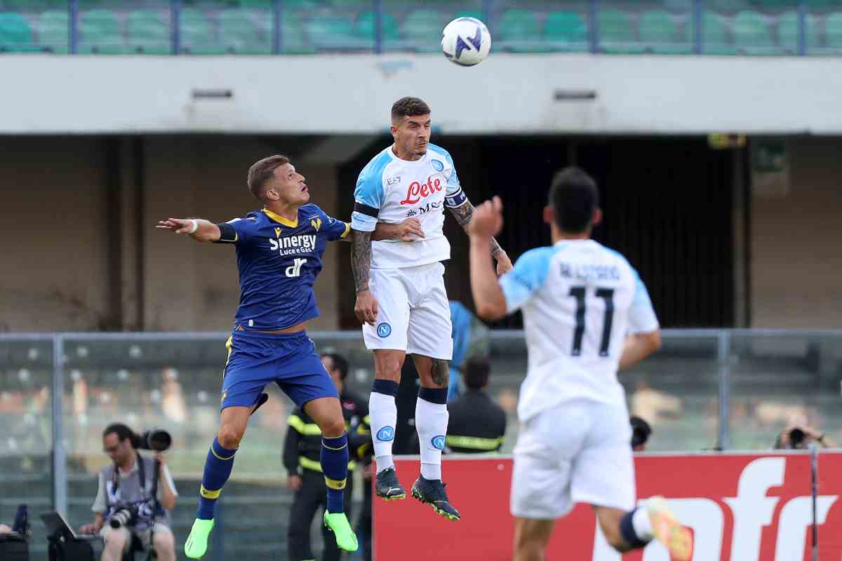 Napoli-Verona secondo match del sabato della trentesima giornata di Serie A