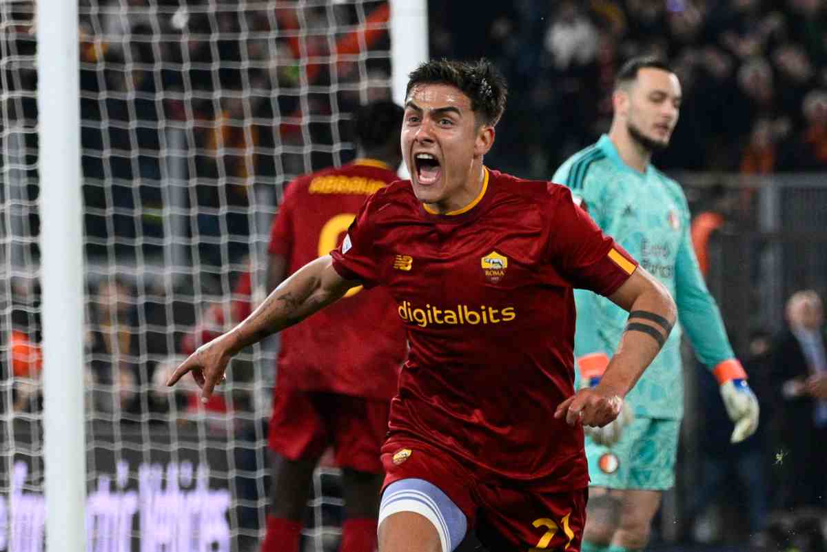 Paulo Dybala, pagelle e tabellino Roma-Feyenoord
