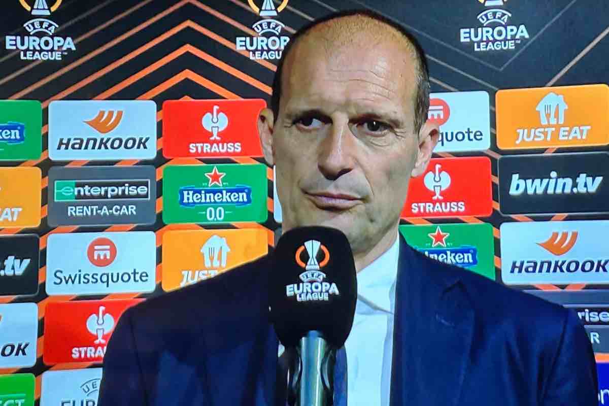 Allegri dopo Juventus-Siviglia