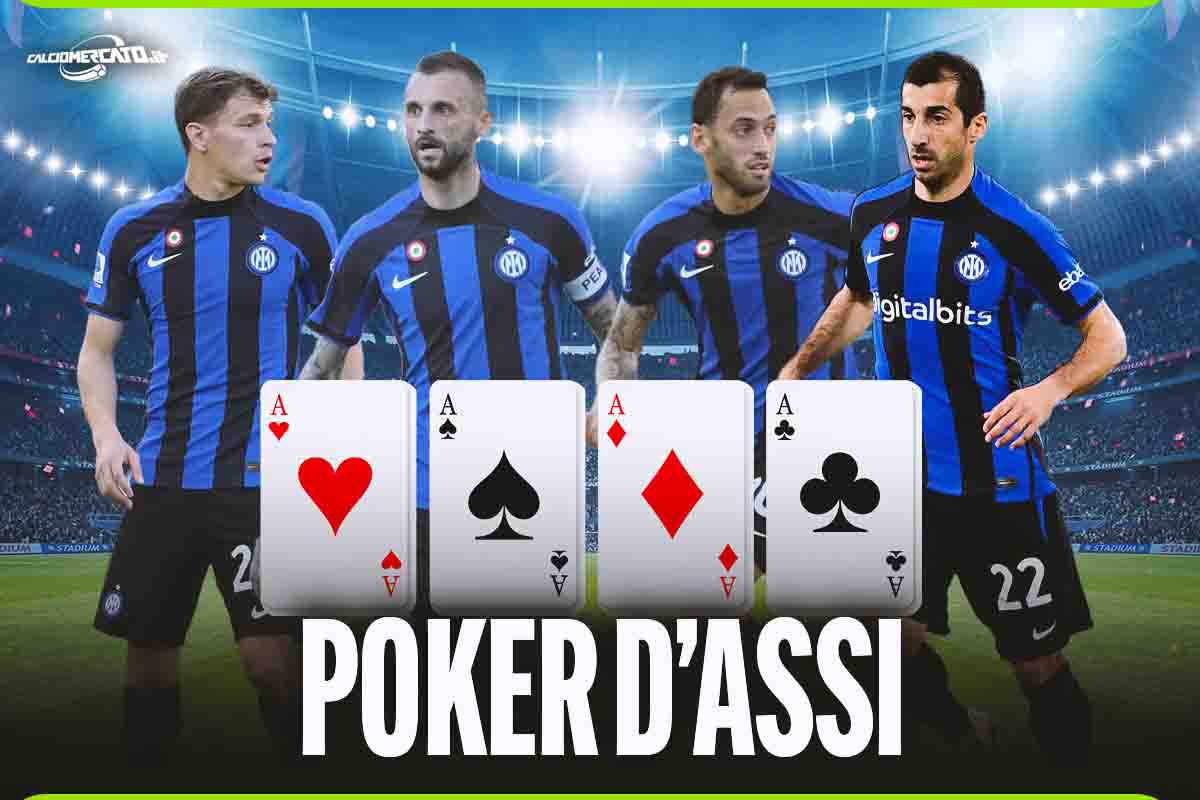 Poker di assi in casa Inter
