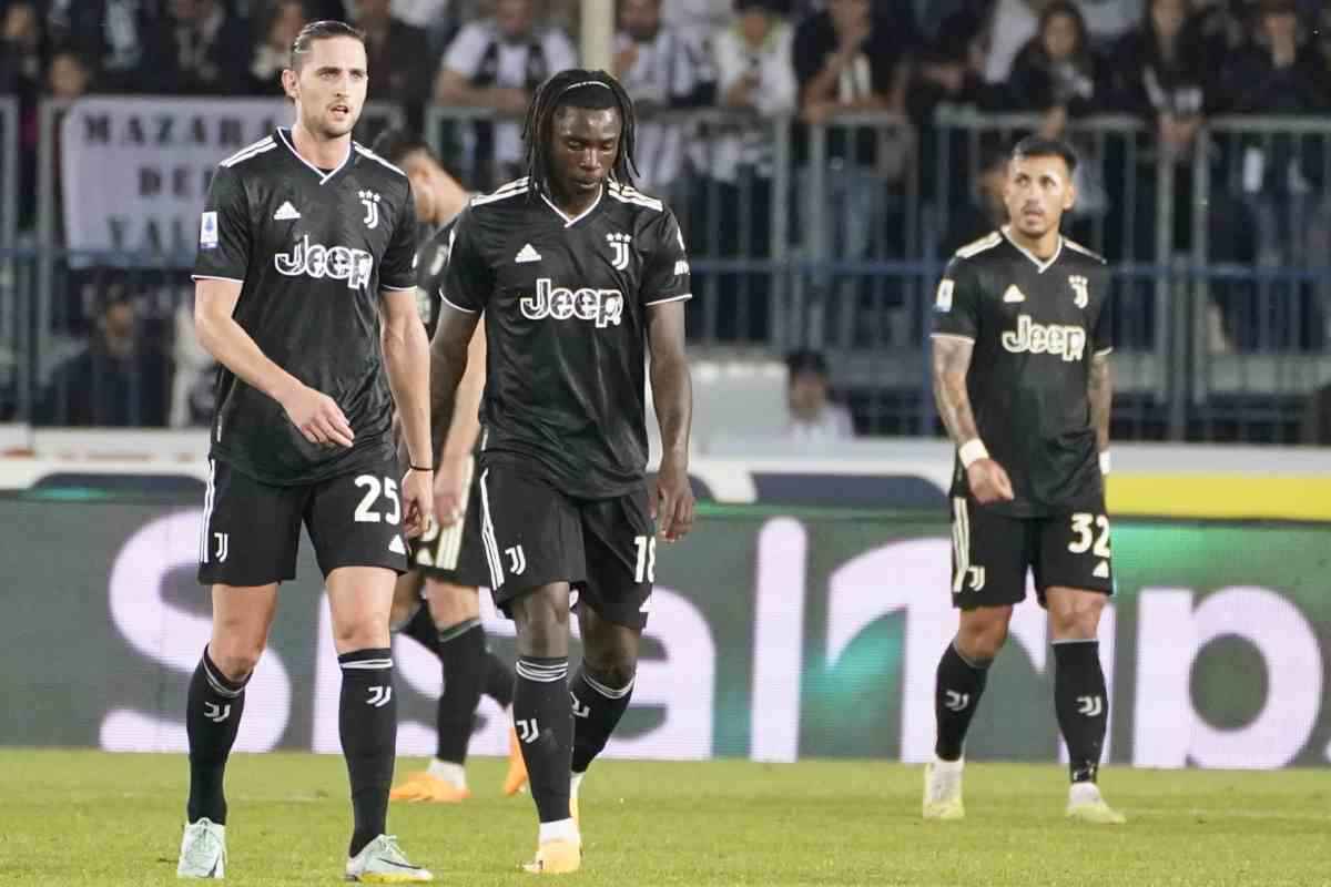 Juventus retrocessione Serie B giocatori furiosi Allegri Ziliani