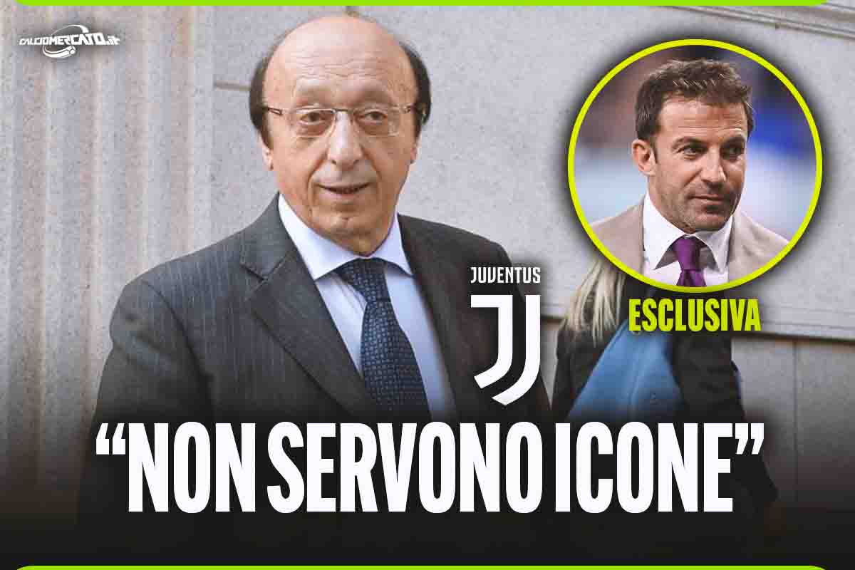 Luciano Moggi parla di Del Piero alla Juve