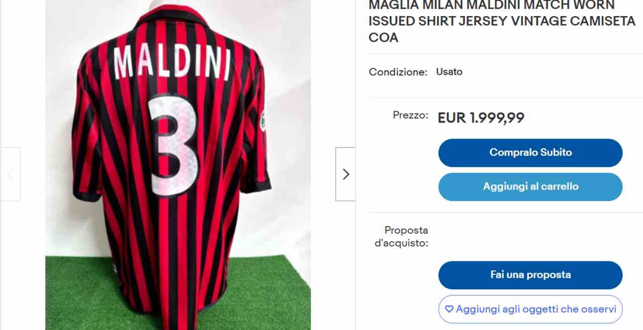 Maldini maglia 1999-00
