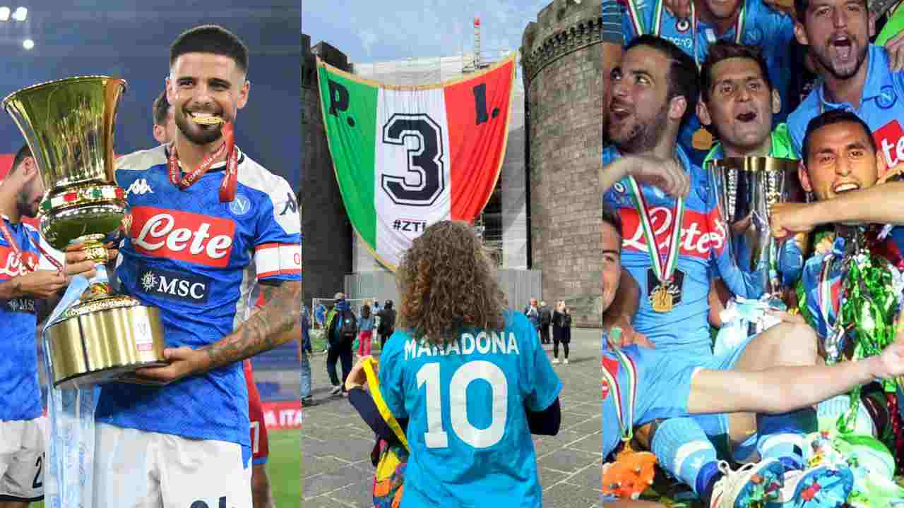 Napoli Coppa Italia Scudetto Supercoppa Italiana