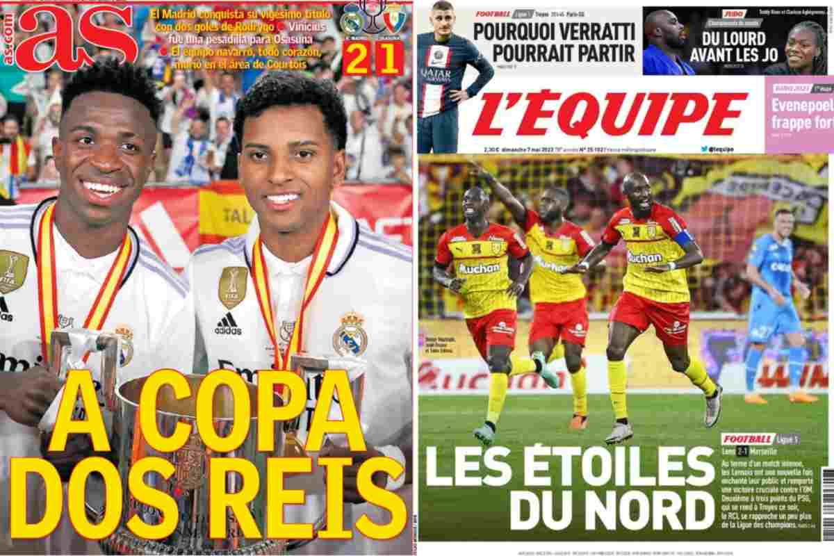 Rassegna stampa, le prime pagine dei quotidiani sportivi del 7 maggio