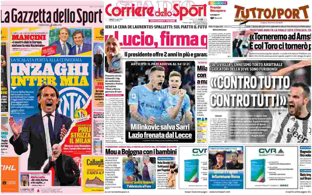 La Rassegna Stampa: i quotidiani del 13 maggio 2023