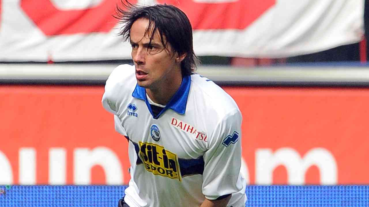 Simone Inzaghi calciatore Atalanta