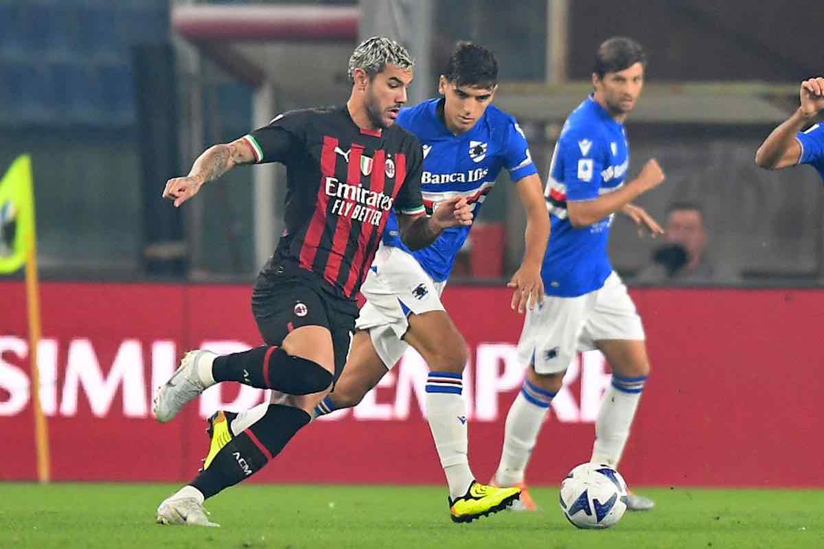 formazioni milan-sampdoria