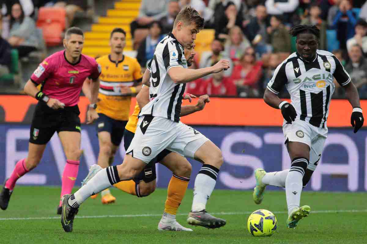 La Sampdoria perde contro l'Udinese e retrocede in Serie B