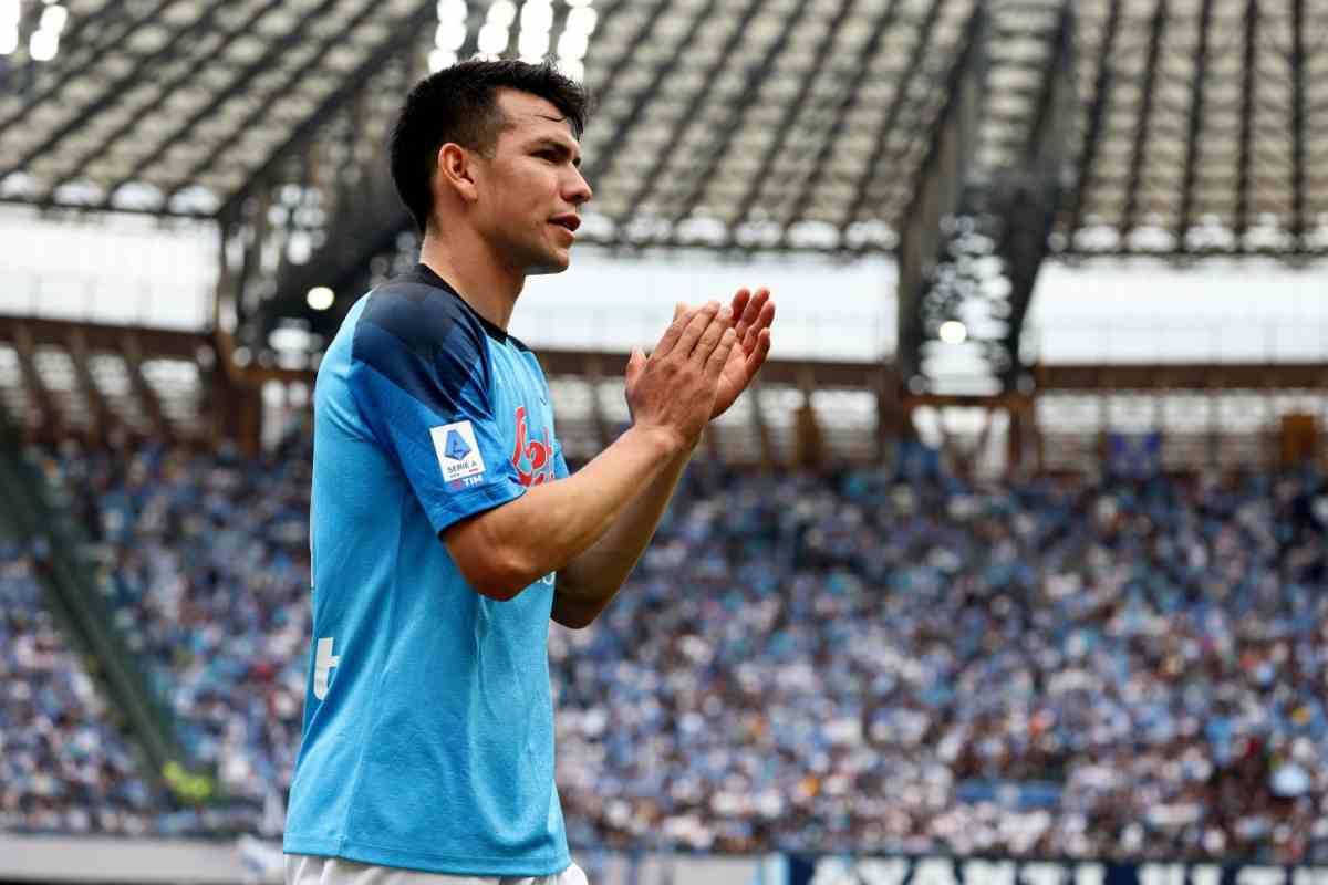 Lozano dice addio al Napoli