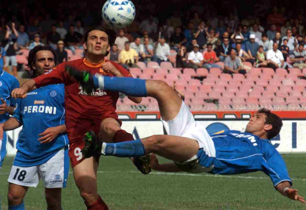 Fabio Pecchia ai tempi del Napoli con la maglia n. 18