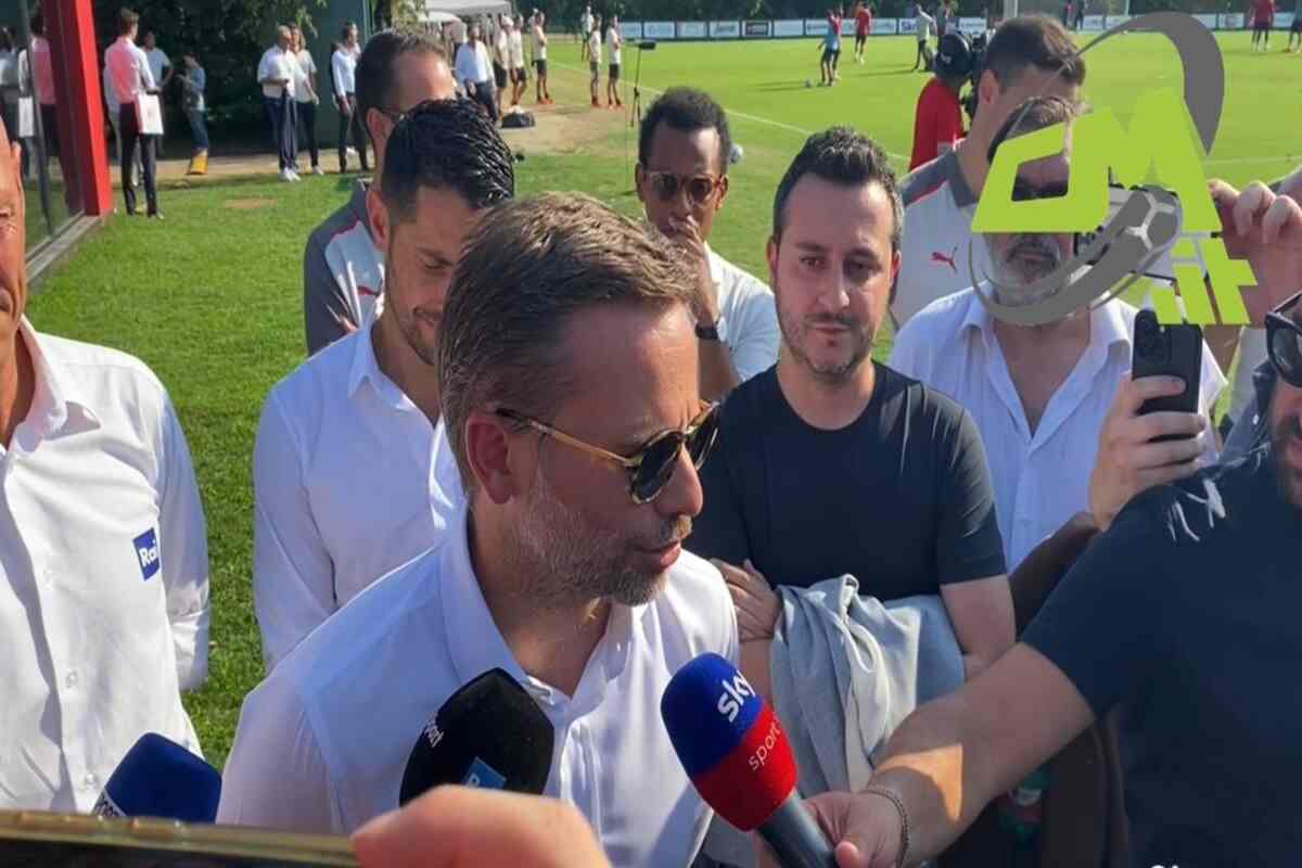 Milan, le parole di Furlani