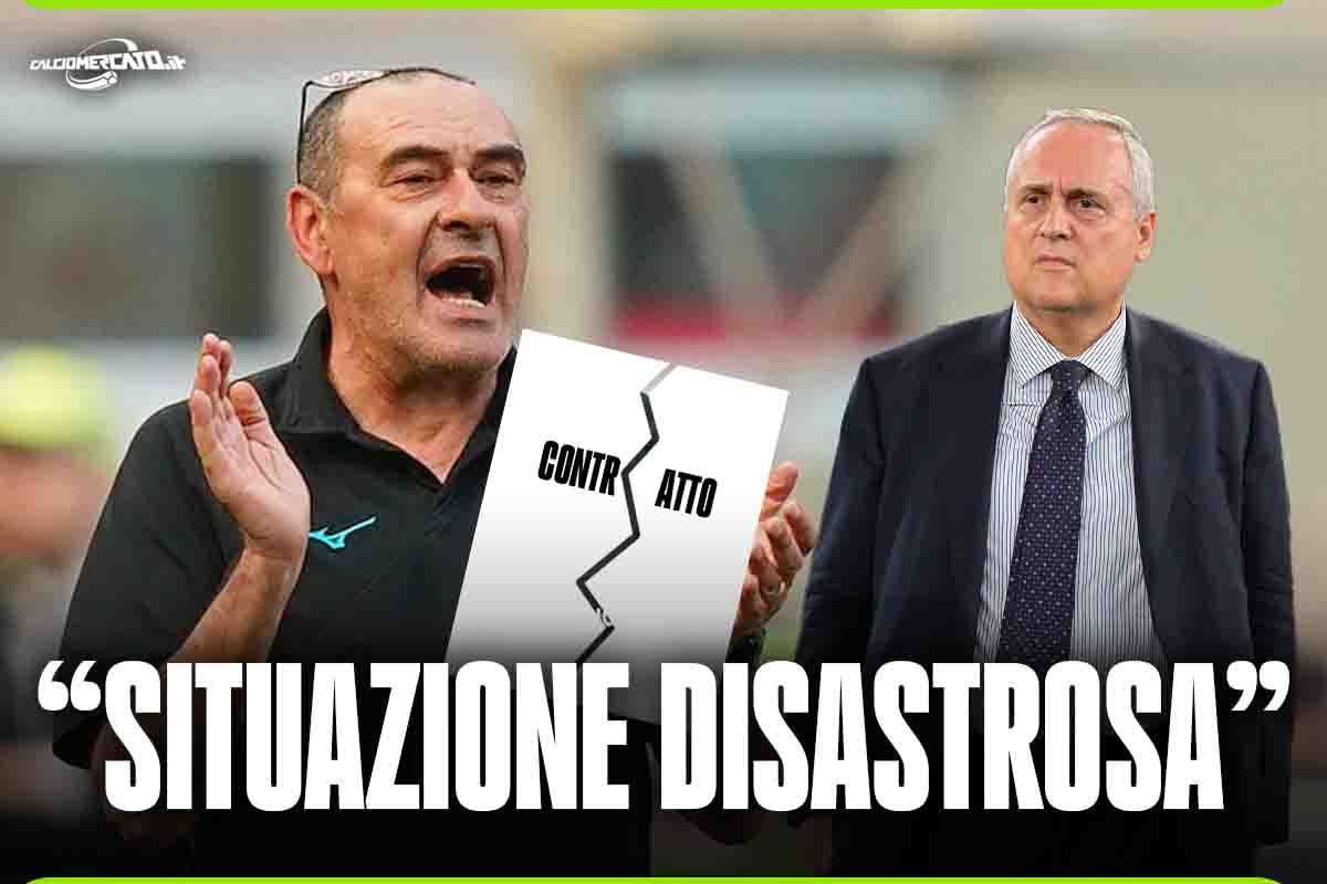Calciomercato Lazio, scontro Sarri-Lotito: rischio dimissioni