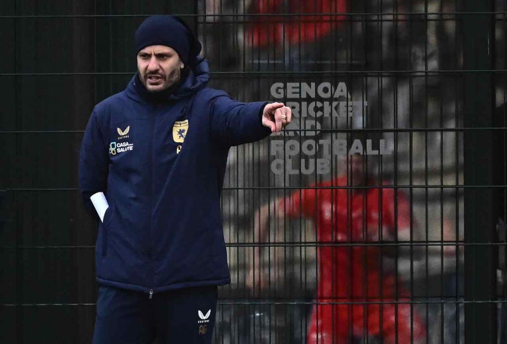 Alberto Gilardino oggi alla guida del Genoa come tecnico