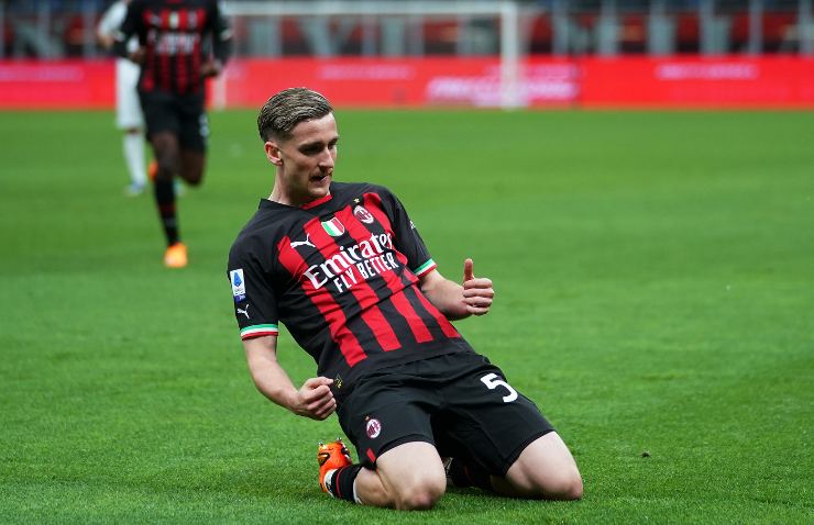 Saelemaeker esulta dopo una rete