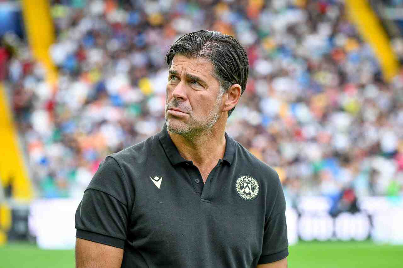 L'allenatore dell'Udinese Andrea Sottil