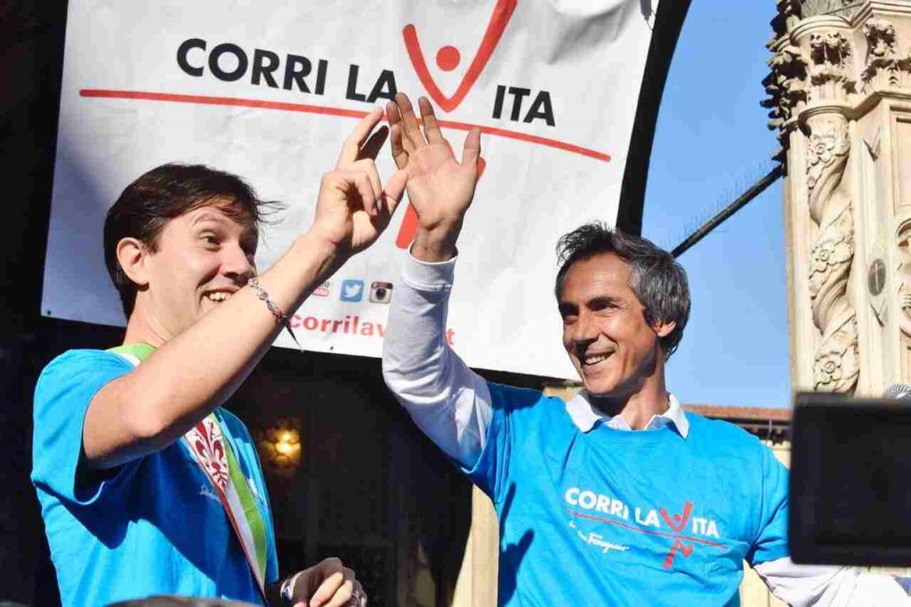 Paulo Sousa ad una manifestazione benefica