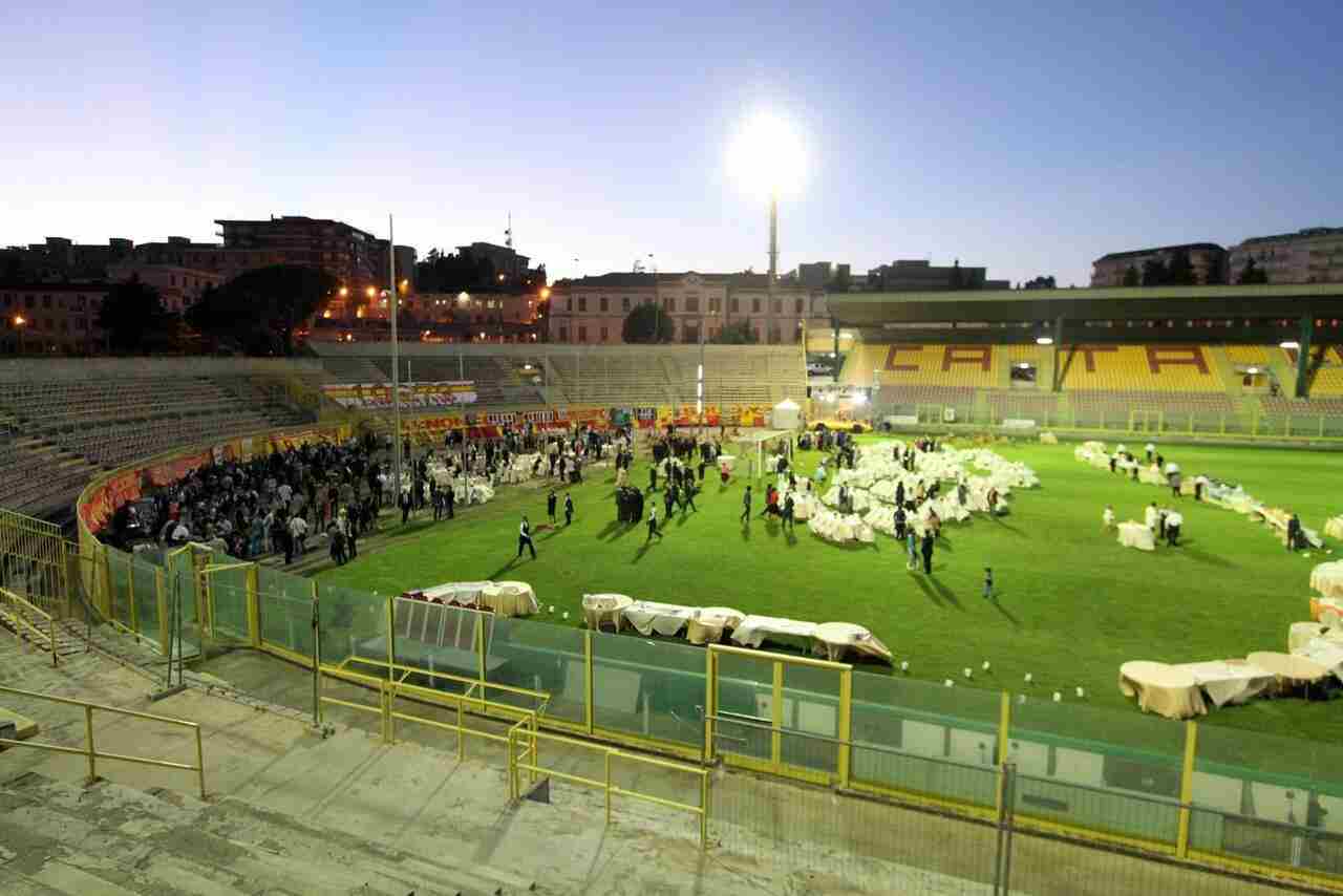 Veduta dello stadio Nicola Ceravolo di Catanzaro