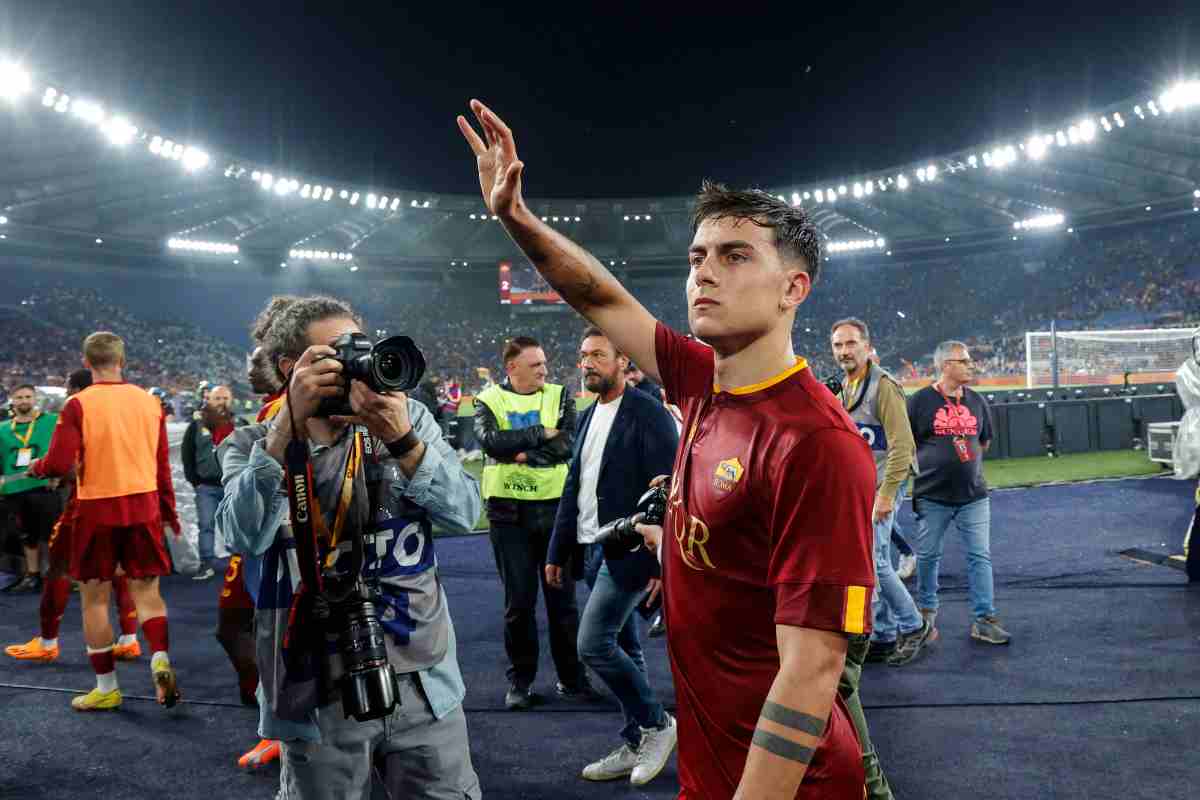 dybala esulta roma