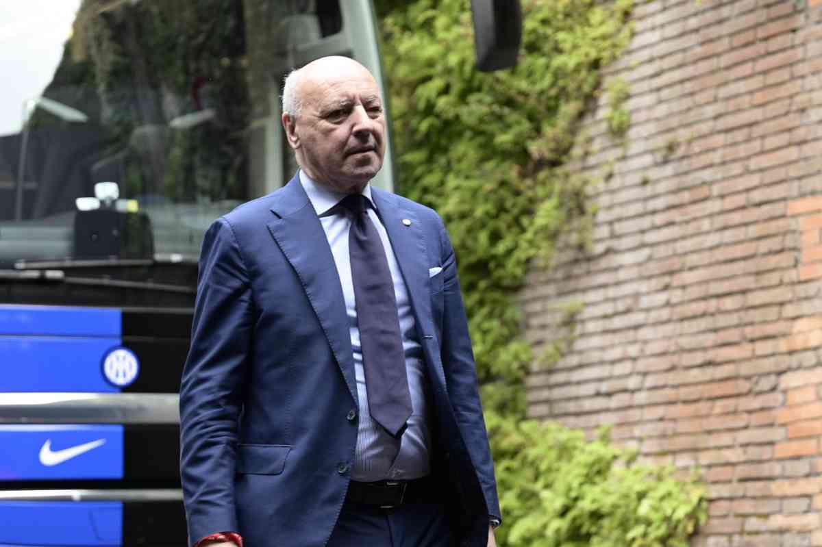Marotta arriva all'Olimpico per la finale di Coppa Italia con la Fiorentina