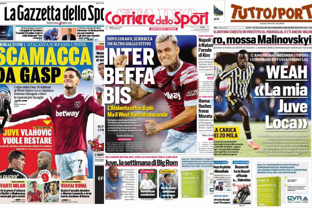 rassegna stampa 5 agosto 2023