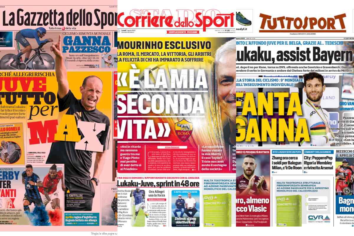 rassegna stampa 7 agosto 2023