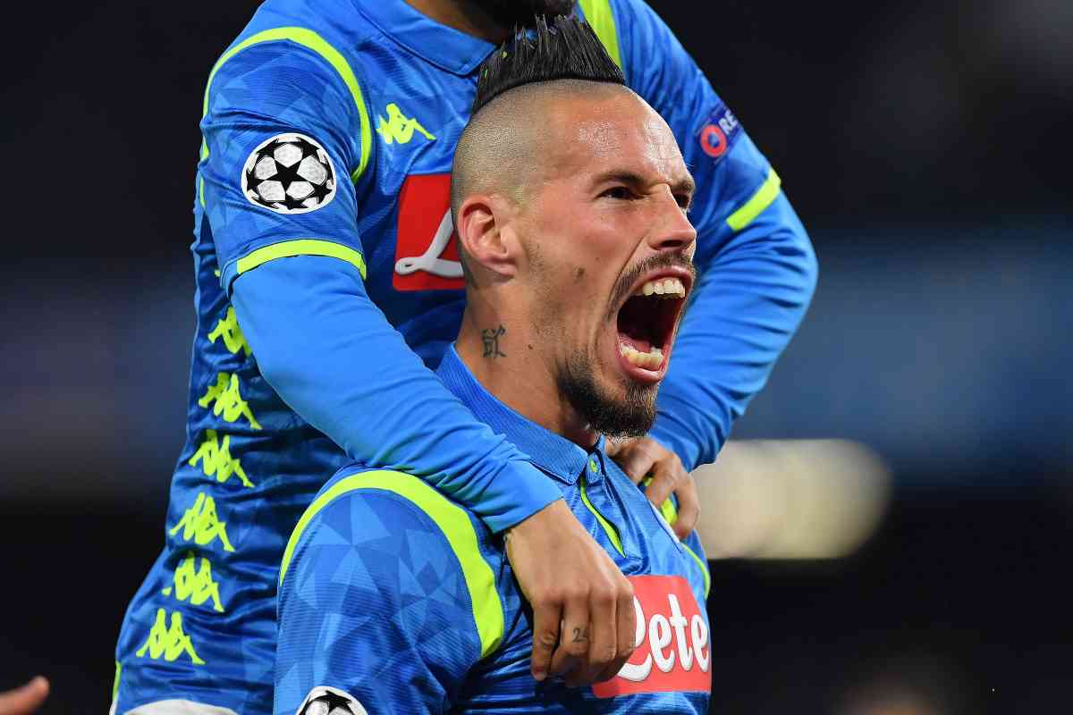 Hamsik scudetto Inter anti Napoli