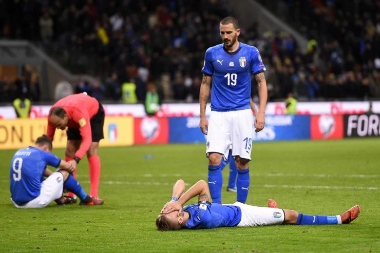 La delusione degli italiani contro la Svezia