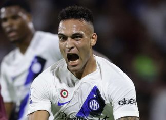 Salernitana-Inter 0-4: Lautaro scatenato
