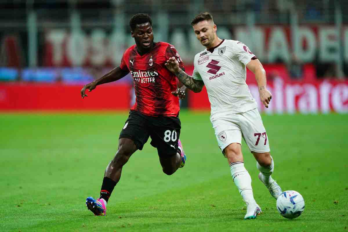 Milan, Musah subito via