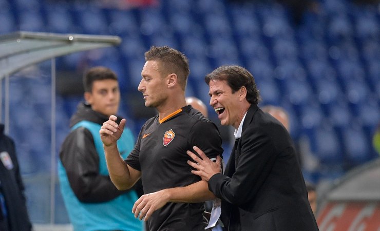 Garcia Totti sostituzione