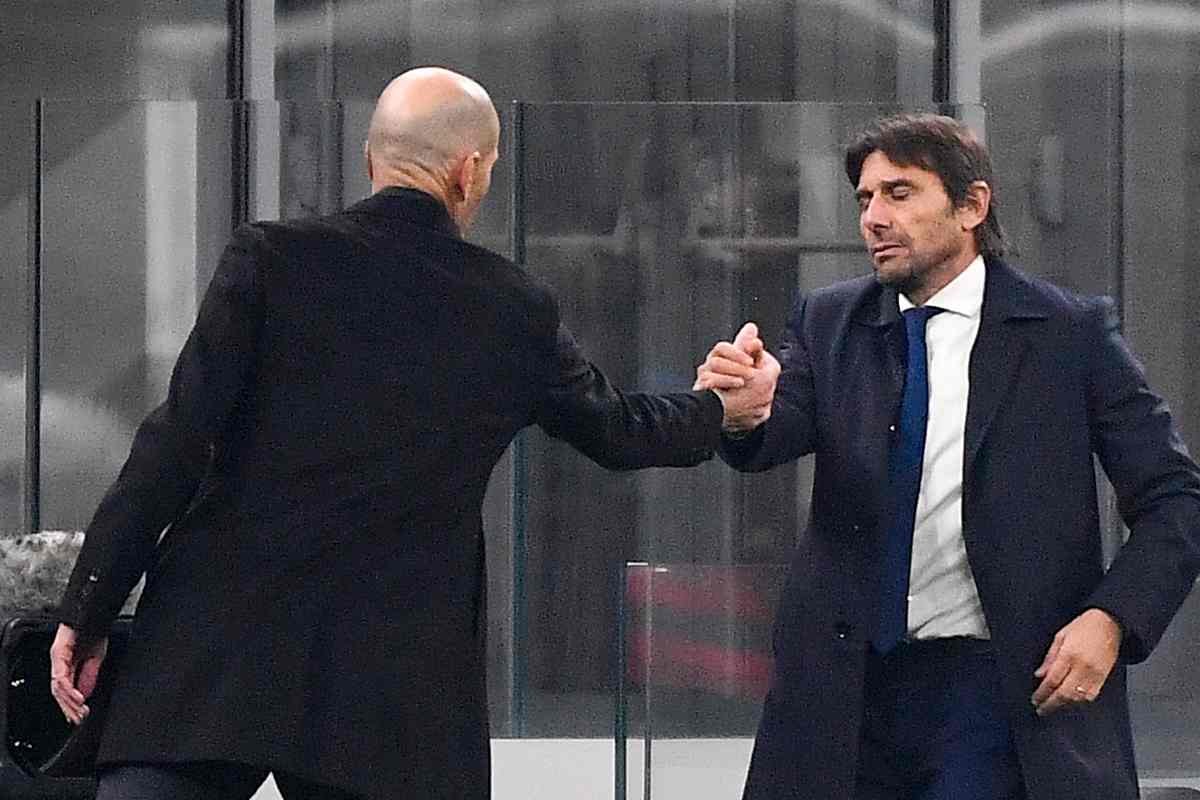 Calciomercato Conte sorpasso Zidane panchina Milan addio Pioli 