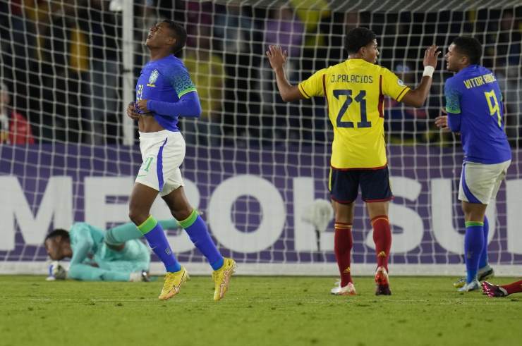 Luis Guilherme con l'under 20 del Brasile