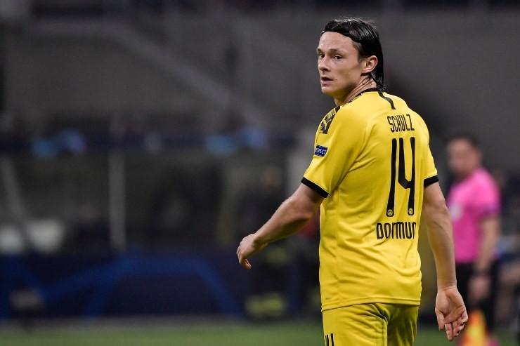 Nico Schulz con la maglia del Borussia Dortmund