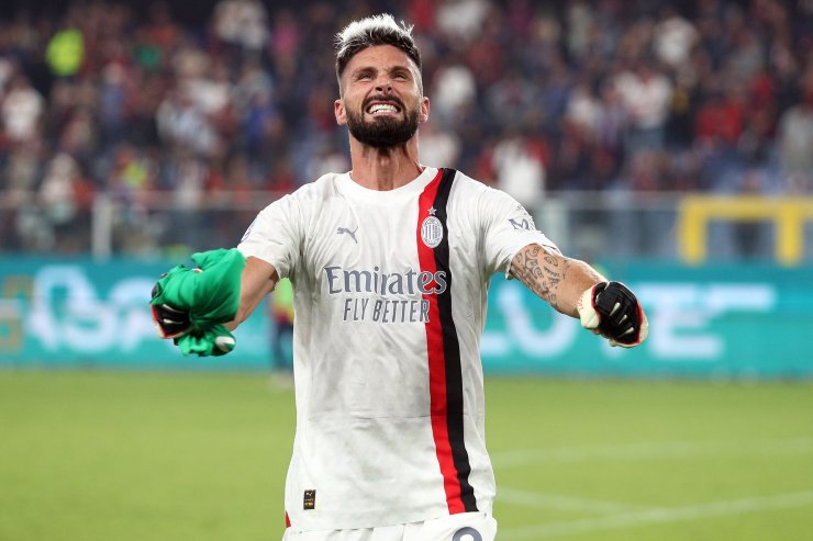 Giroud esulta