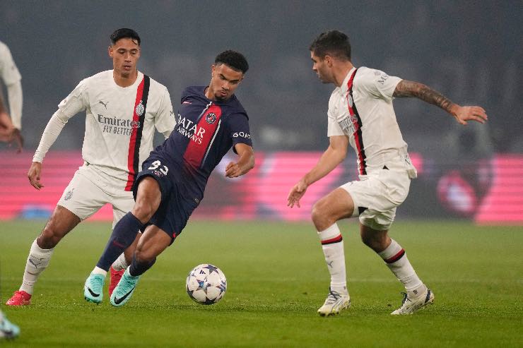 Milan sconfitto dal PSG e testa al Napoli