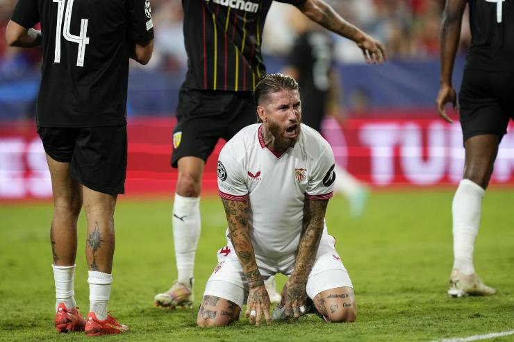 Sergio Ramos disperato