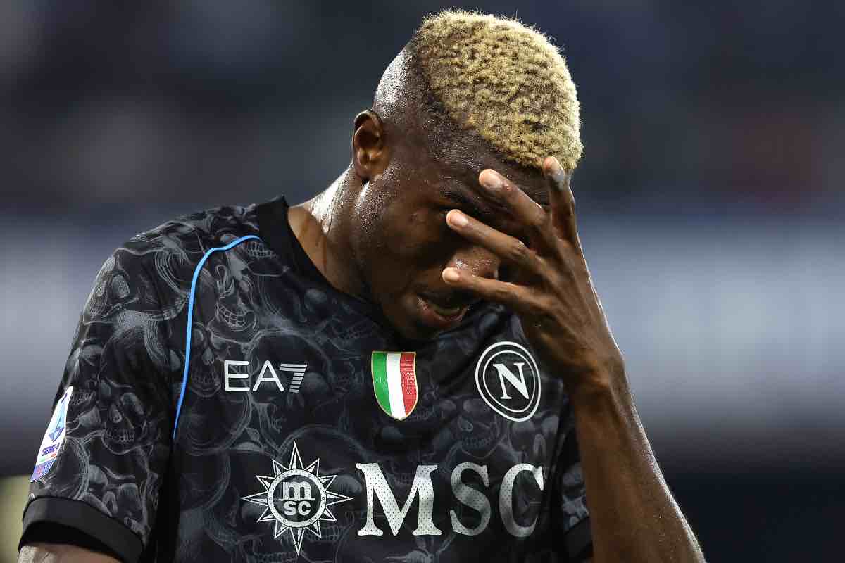 Infortunio Osimhen, comunicato ufficiale del Napoli