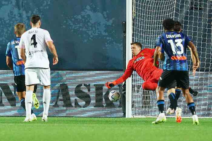 Wojciech Szczesny contro l'Atalanta