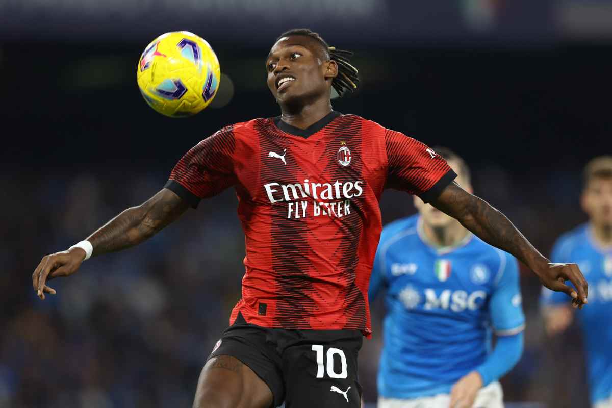 Napoli-Milan, Leao nel mirino