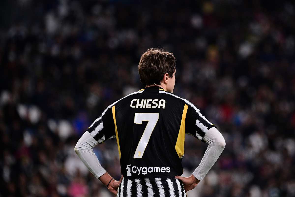 Federico Chiesa con la Juventus 
