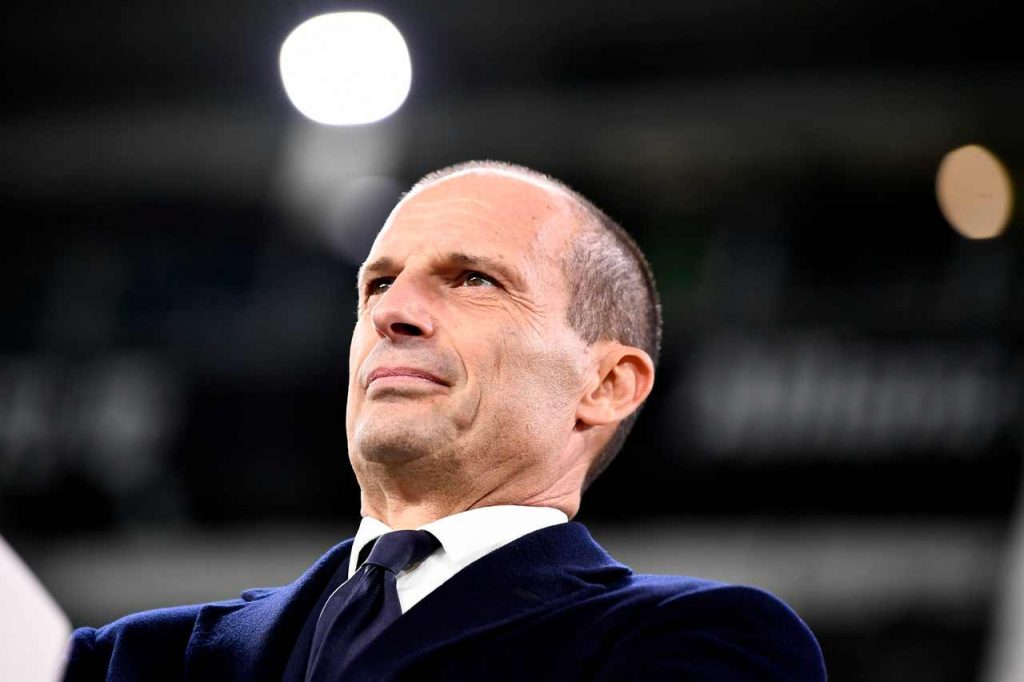 L'allenatore della Juventus Max Allegri