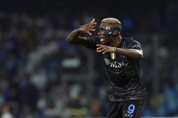 Osimhen, il Napoli spera di riaverlo per l'Atalanta