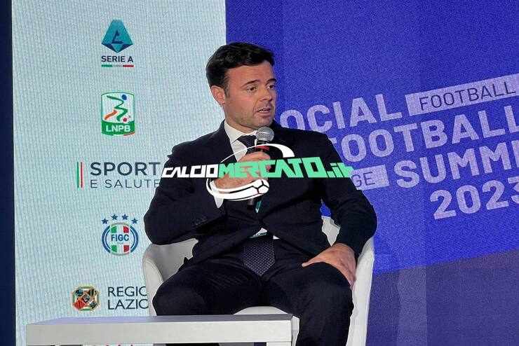 Tiago Pinto al Social Football Summit 2023